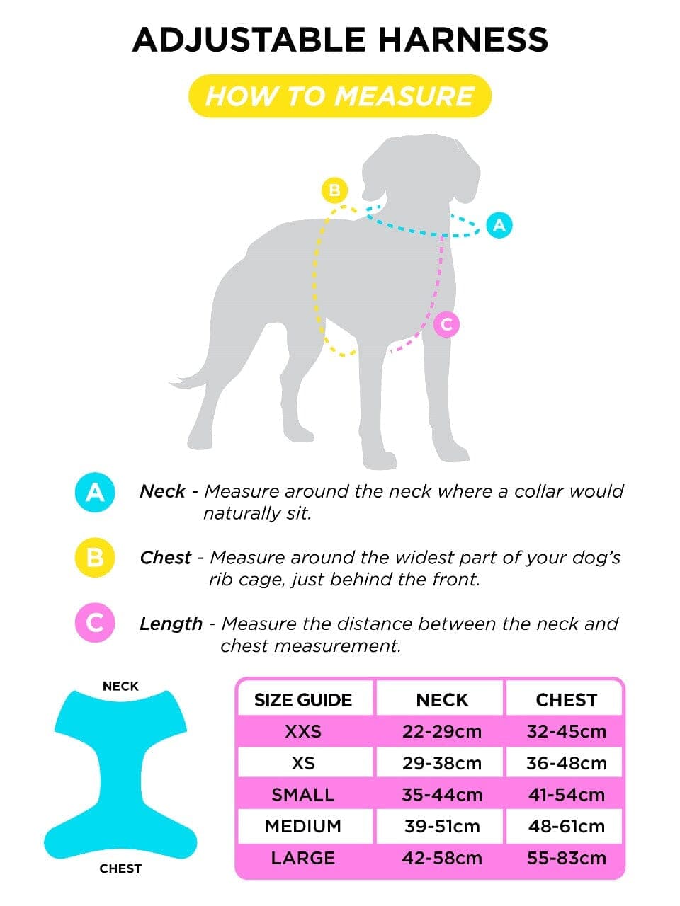 £12.99 - Adjustable Harness Bundle - Enchanted Rose