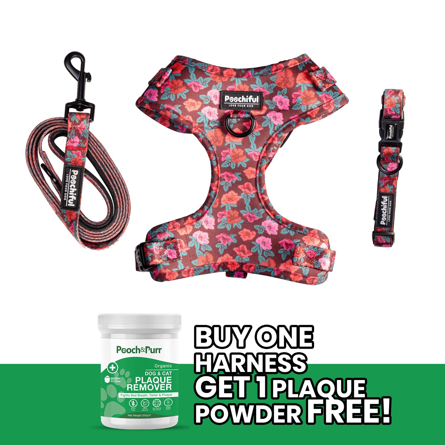 Adjustable Harness Bundle - Enchanted Rose
