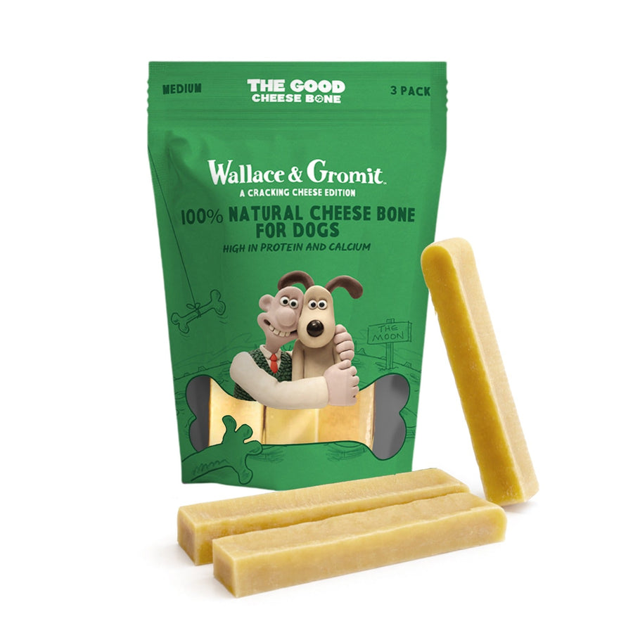 Wallace & Gromit - Medium Long-Lasting Multipack Cheese Bones