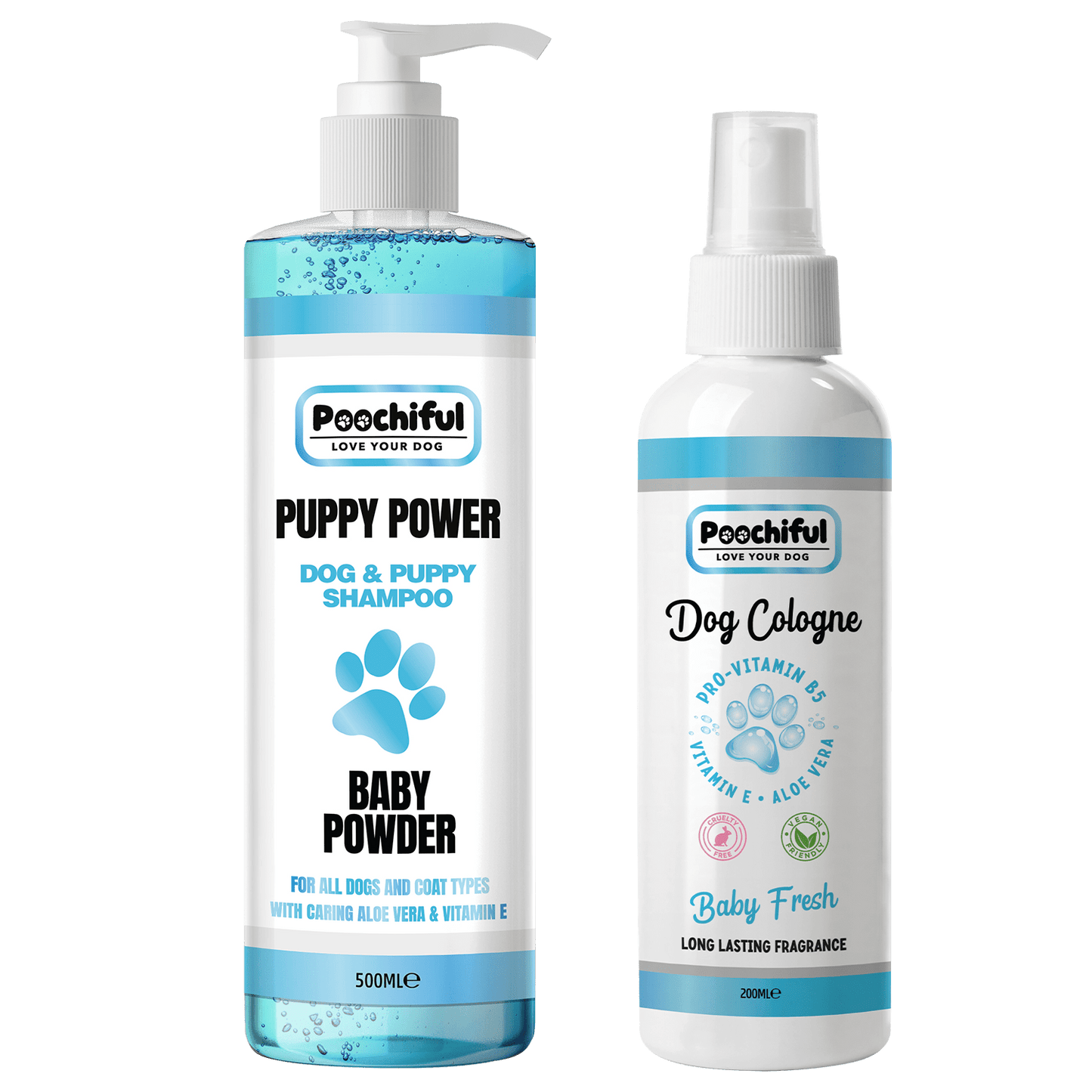 Puppy Power 500ml + Baby Fresh 200ml Cologne Bundle