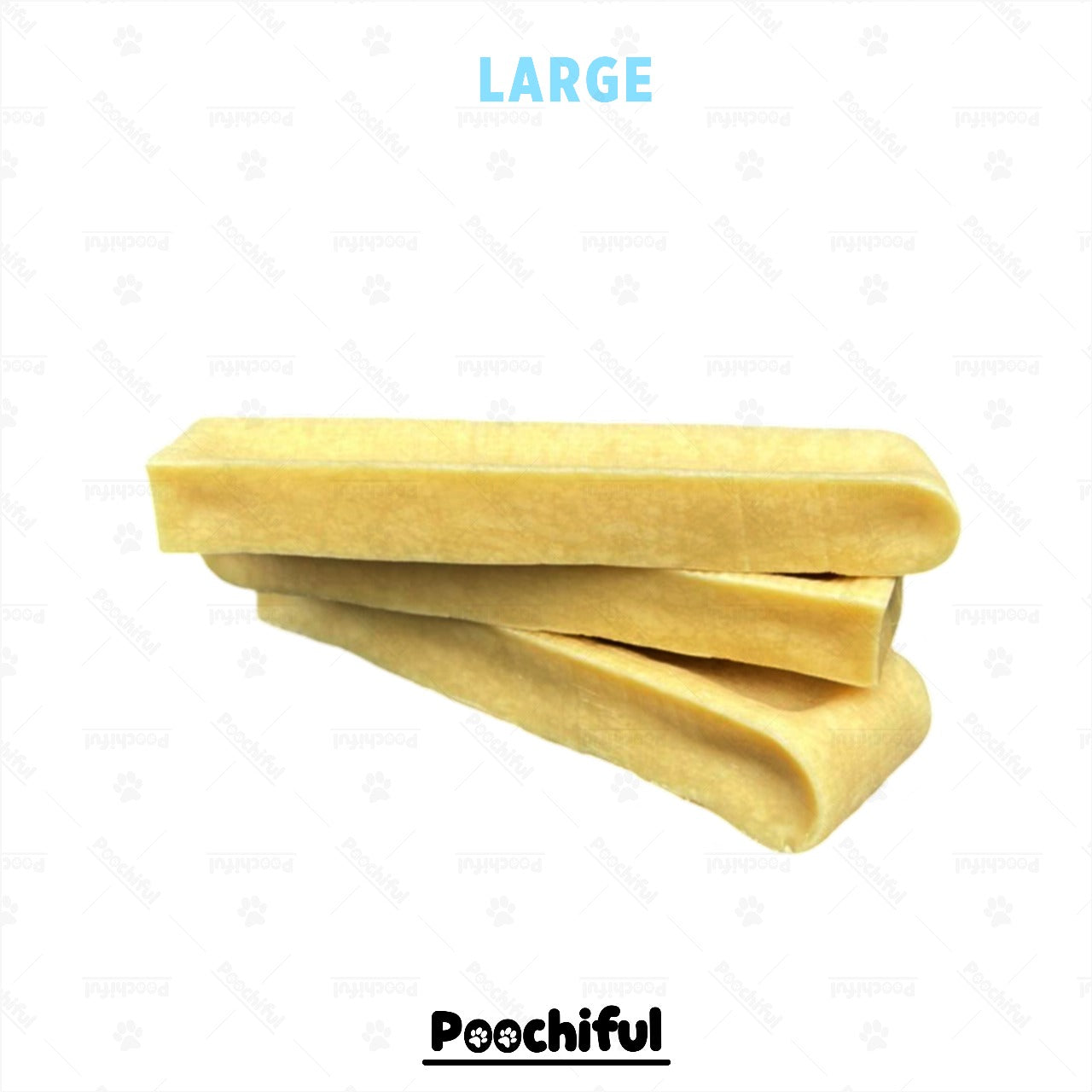 Cheese Bone - Large - Yak Cheese Chew by Poochiful - Poochiful You