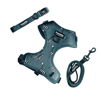 Adjustable Harness Bundle - FULL SET - Zee Zee Zebra - Green Edition