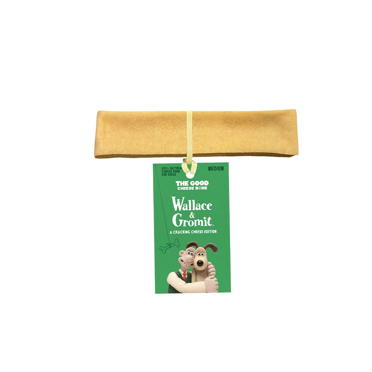 Wallace & Gromit - Medium Long-Lasting Single Cheese Bones (65 - 75g) (e)