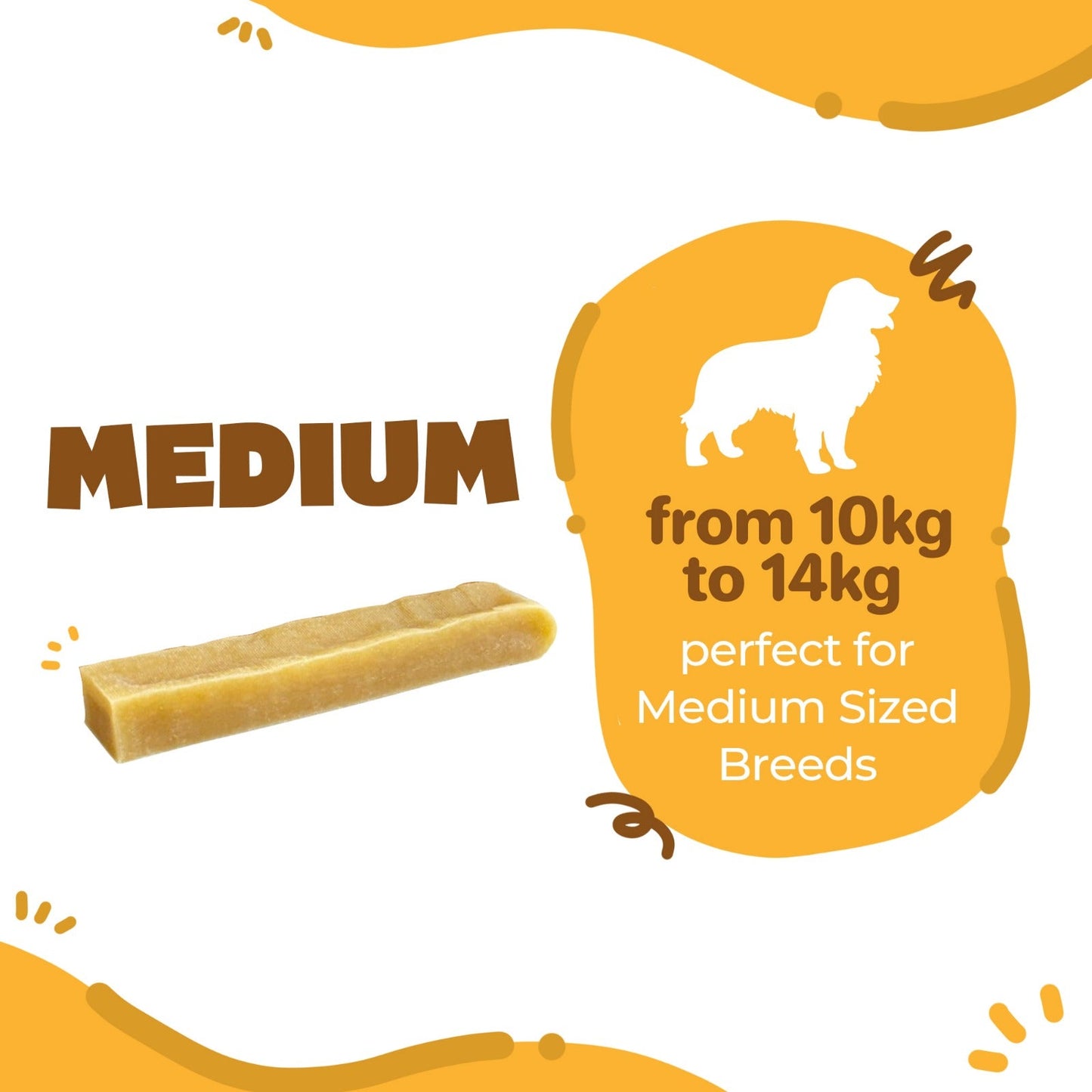 Wallace & Gromit - Medium Long-Lasting Single Cheese Bones (65 - 75g) (e)