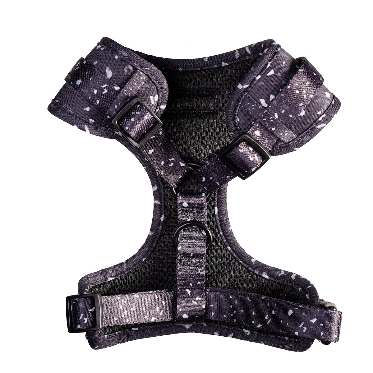Twilight adjustable dog harness, underside