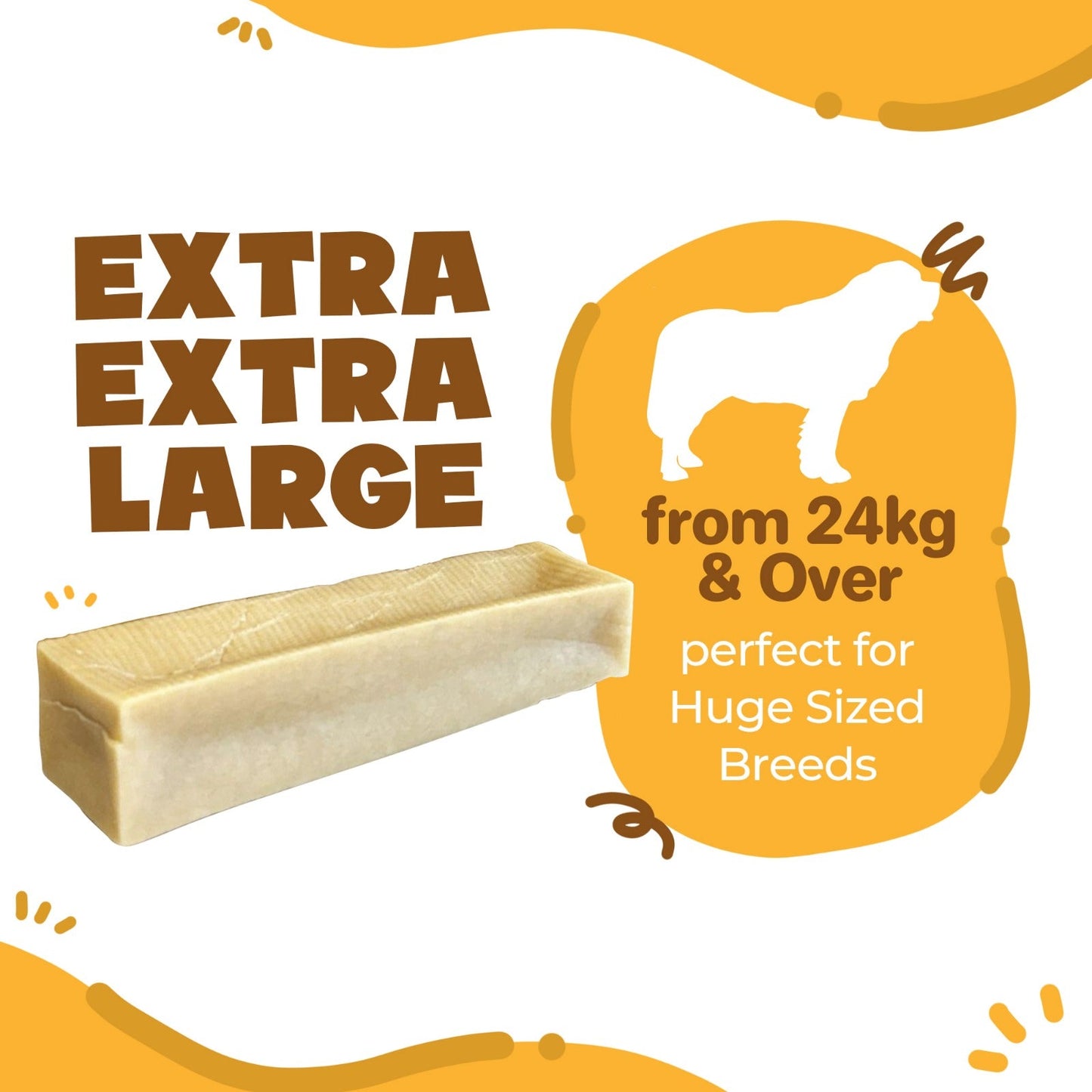 Wallace & Gromit - Extra Extra Large Long-Lasting Single Cheese Bones (180 - 220g) (e)
